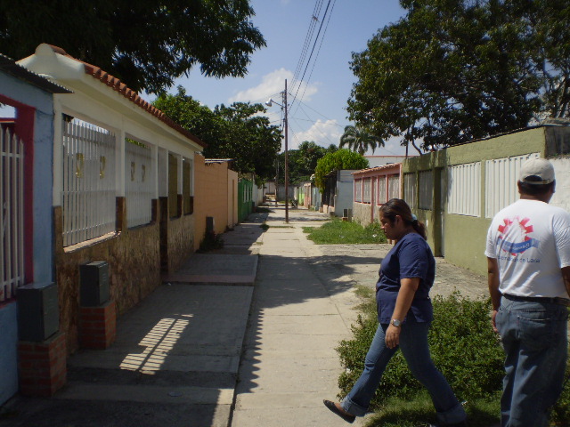 Visita domiciliar na periferia de Barquisimeto