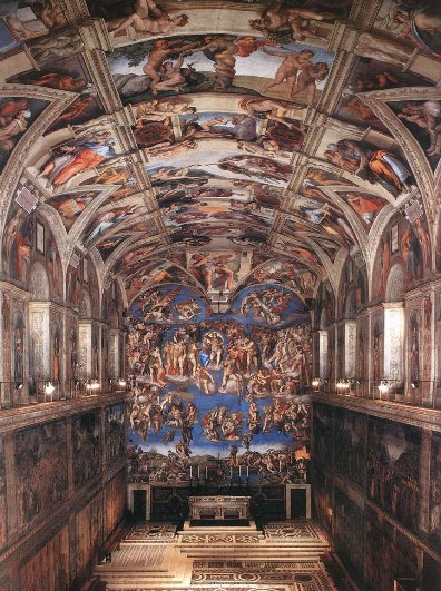 A magnificente capela Sistina