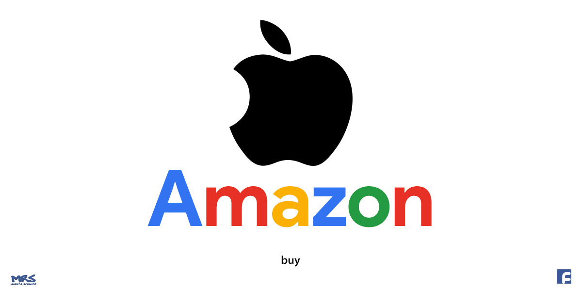 Logo Samba que mistura logo da apple, amazon e google