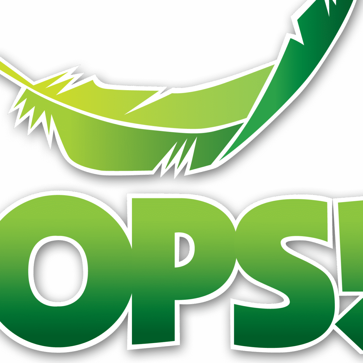 logotipo do OPS! com sombra